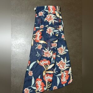 Blue floral belt